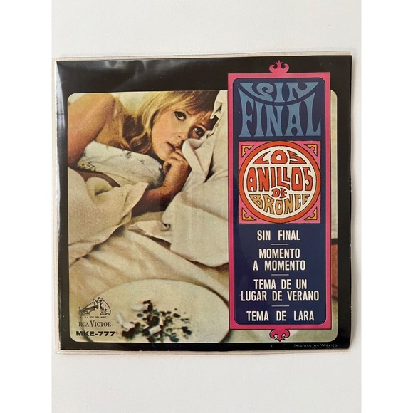 Los Anillos De Bronce Sin Final 7" 45 RPM Vinyl EP MKE-777 RCA Victor Import EX